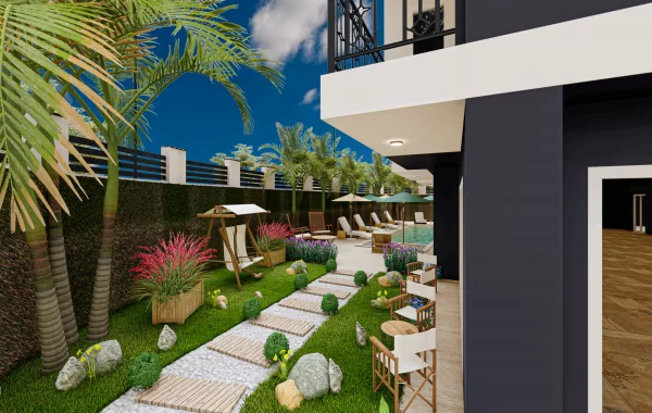 Dazzling Flats 550m from the Beach in Mahmutlar, a very highly desirable region of Alanya