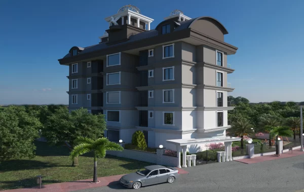 Luxuswohnungen zum Verkauf in Strandnähe in Gazipasa, Alanya
