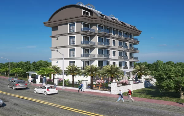 Luxuswohnungen zum Verkauf in Strandnähe in Gazipasa, Alanya