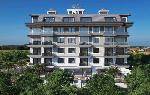 Luxuswohnungen zum Verkauf in Strandnähe in Gazipasa, Alanya