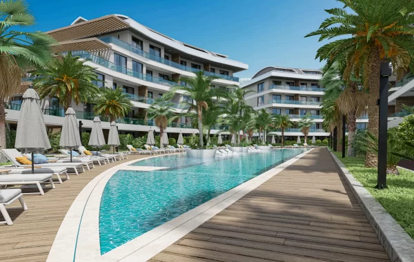 Uniquely Designed Apartments Suitable for Investment in Oba, Alanya An ecologically preferable area