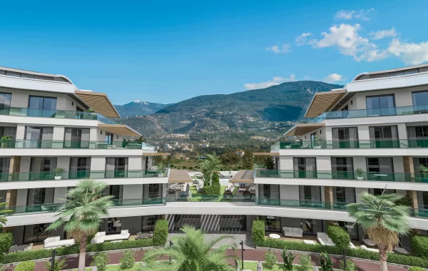 Uniquely Designed Apartments Suitable for Investment in Oba, Alanya An ecologically preferable area