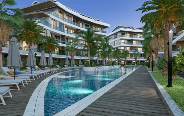 Uniquely Designed Apartments Suitable for Investment in Oba, Alanya An ecologically preferable area