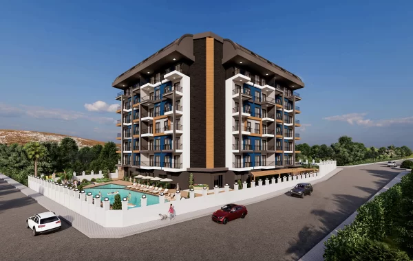 Neue Wohnungen mit modernem Design und erstklassiger Infrastruktur in Gazipasa