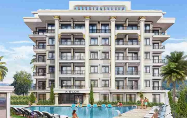 Elegante Investitionswohnungen in Alanya mit einfachem Zugang zu sozialen Einrichtungen in Alanya