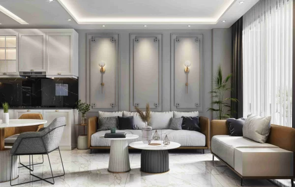Elegante Investitionswohnungen in Alanya mit einfachem Zugang zu sozialen Einrichtungen in Alanya