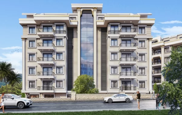 Elegante Investitionswohnungen in Alanya mit einfachem Zugang zu sozialen Einrichtungen in Alanya