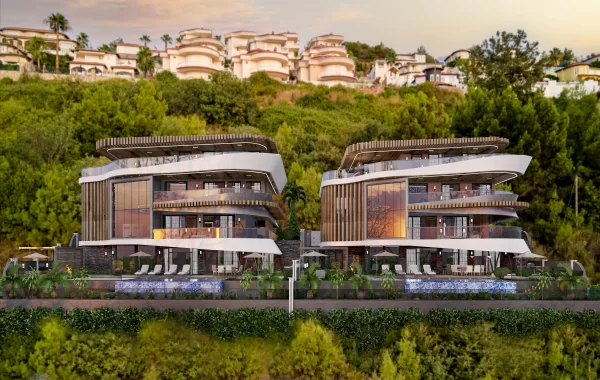 Divine Villa Complex for sale in Kargicak, an ideal place for someone looking for an easy lifestyle