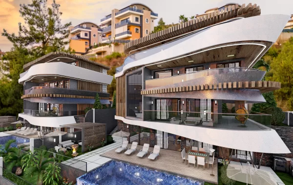 Divine Villa Complex for sale in Kargicak, an ideal place for someone looking for an easy lifestyle