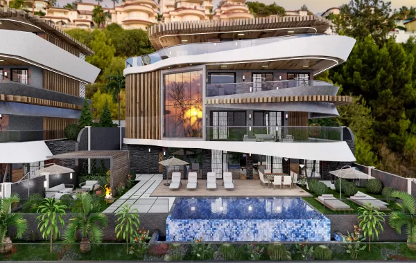 Divine Villa Complex for sale in Kargicak, an ideal place for someone looking for an easy lifestyle