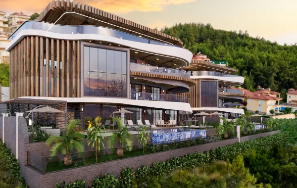 Divine Villa Complex for sale in Kargicak, an ideal place for someone looking for an easy lifestyle