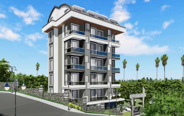 Moderne Wohnung, gelegen in der wunderschönen Küstenregion von Alanya, Avsallar