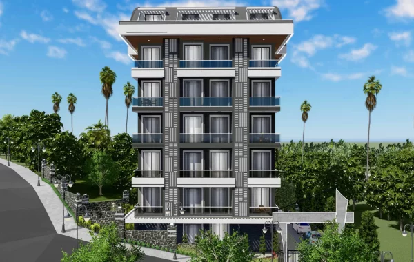 Moderne Wohnung, gelegen in der wunderschönen Küstenregion von Alanya, Avsallar