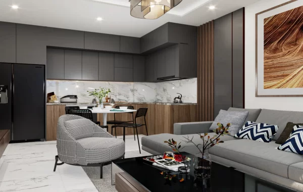 Moderne Wohnung, gelegen in der wunderschönen Küstenregion von Alanya, Avsallar