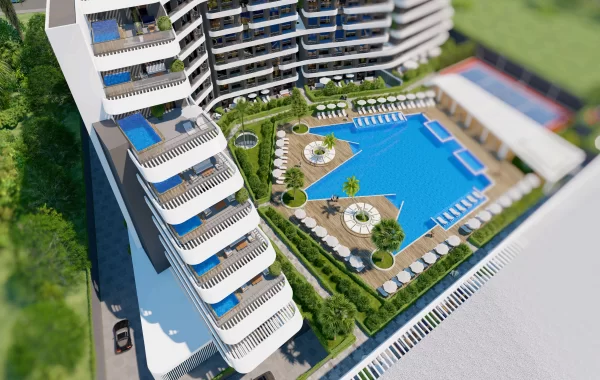 Astonishing Flats for sale, with Exclusive and Unique Architectural Style in Antalya