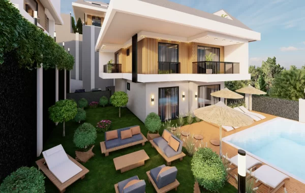 Tranquil and Spacious Villas in Alanya, Intertwined with Nature away from the noise of the city