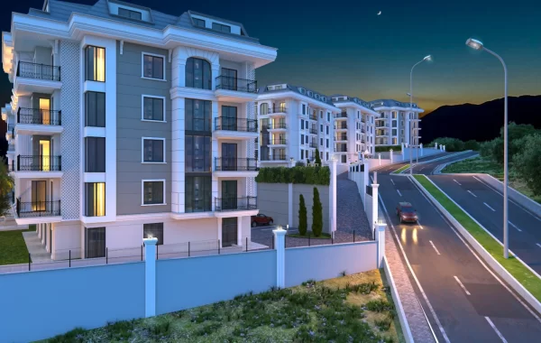 Wundervoll gestalteter Komplex mit Luxuswohnungen zum Verkauf bietet ruhiges Leben in Alanya Oba