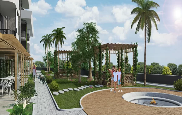 Spacious Flats for sale in Alanya with a superb location in the stunning coastal region of Tosmur