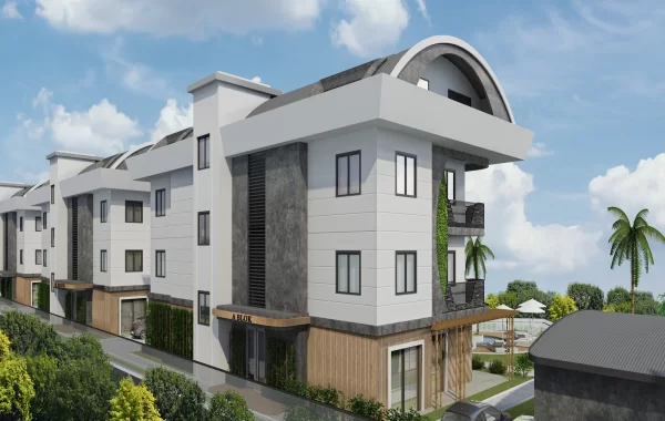 Spacious Flats for sale in Alanya with a superb location in the stunning coastal region of Tosmur