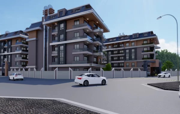 Luxuriöses Wohnen in Alanya-Apartments in der Nähe des täglichen Bedarfs & Verkehrsanbindung