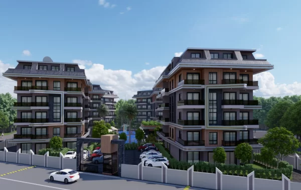 Luxuriöses Wohnen in Alanya-Apartments in der Nähe des täglichen Bedarfs & Verkehrsanbindung