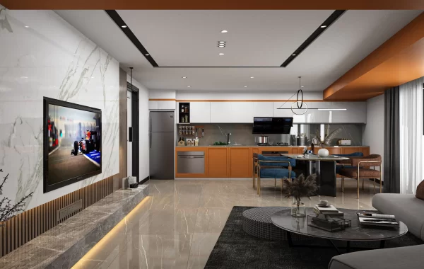 Luxury Flats near the sea for sale with Various Amenities in Alanya Mahmutlar
