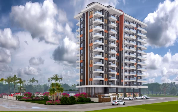 Luxury Flats near the sea for sale with Various Amenities in Alanya Mahmutlar