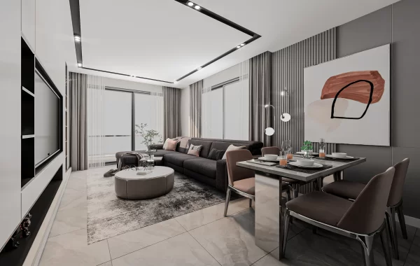 Apartments in einer ruhigen Umgebung von Alanya bieten alles, was Sie für ein modernes Leben