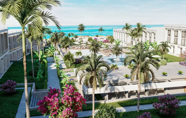 Luxuriöser und moderner Komplex in wunderschöner Lage direkt am Meer in Nordzypern