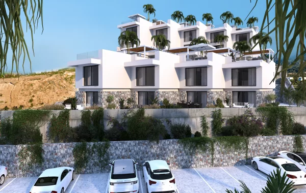 Picturesque Complex in North Cyprus on a cliff with incredible views of Sea & Mountains