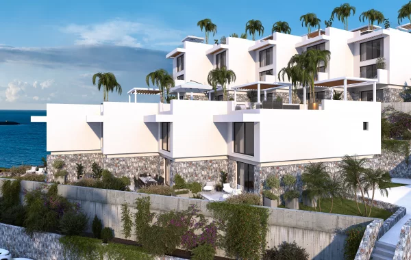 Picturesque Complex in North Cyprus on a cliff with incredible views of Sea & Mountains