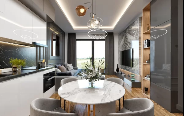 Modern and Cosy Complex with Flats for sale Intertwined with Nature in Payallar Alanya