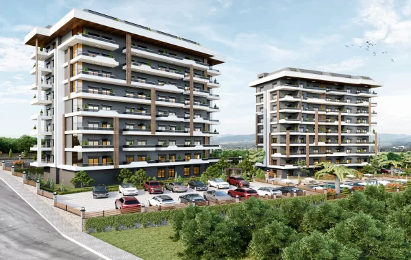 Modern and Cosy Complex with Flats for sale Intertwined with Nature in Payallar Alanya