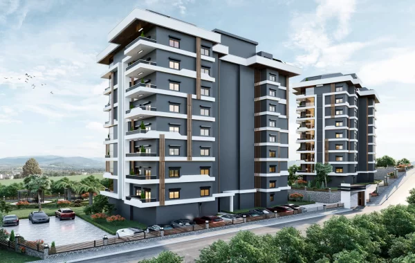 Modern and Cosy Complex with Flats for sale Intertwined with Nature in Payallar Alanya