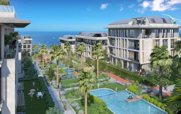 Einladender Komplex mit bezugsfertigen Wohnungen in Beylikdüzü Istanbul, geeignet für Investitionen