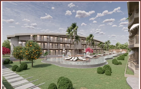 Stunning Complex with Luxury Flats for sale Close to Lara Beach with rich facilities in Antalya