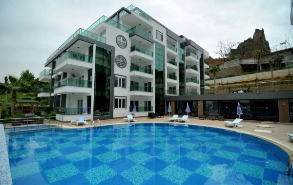 Elegant gestaltete, schlüsselfertige Wohnungen in Strandnähe von Kestel-Alanya