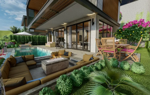 Panoramic Castle and Sea View Villas with Infinity Pool in Alanya offering a Luxurious Lifestyle