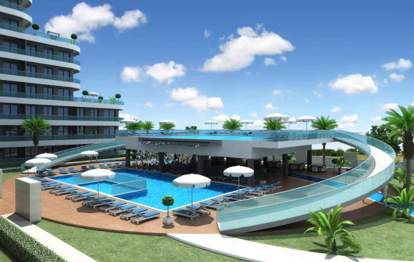 Brandneue Wohnungen zum Verkauf in Antalya mit luxuriöser Ausstattung in der Nähe des Flughafens