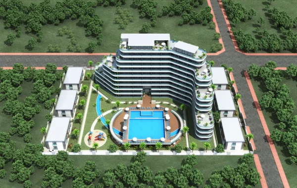 Brandneue Wohnungen zum Verkauf in Antalya mit luxuriöser Ausstattung in der Nähe des Flughafens
