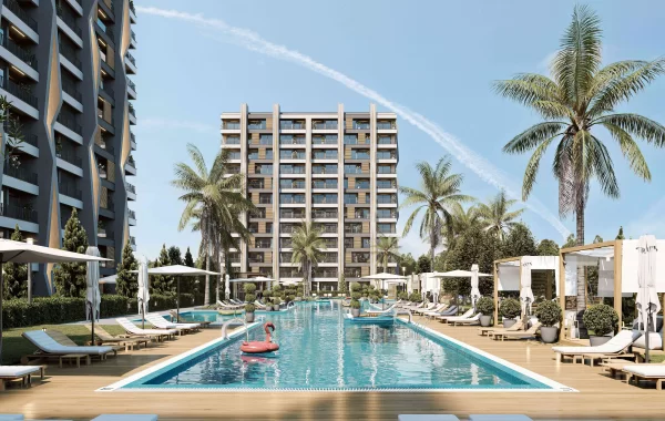 Exceptional Complex with Flats for sale with Multiple Social Amenities in Antalya Close to Airport