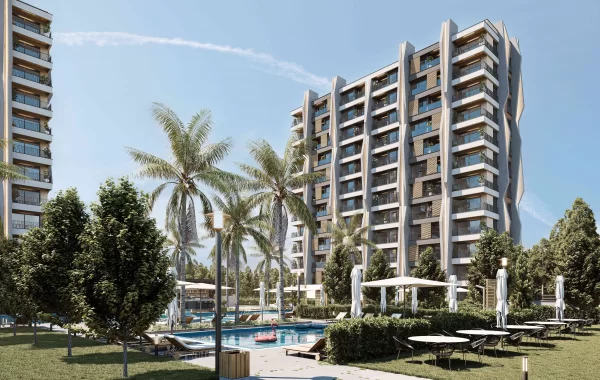 Exceptional Complex with Flats for sale with Multiple Social Amenities in Antalya Close to Airport