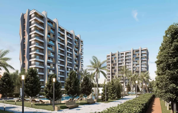 Exceptional Complex with Flats for sale with Multiple Social Amenities in Antalya Close to Airport