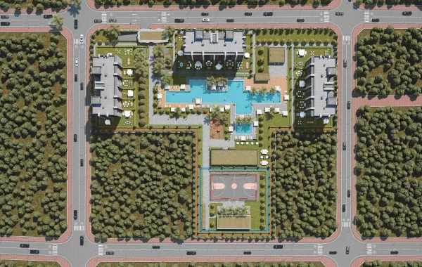 Exceptional Complex with Flats for sale with Multiple Social Amenities in Antalya Close to Airport
