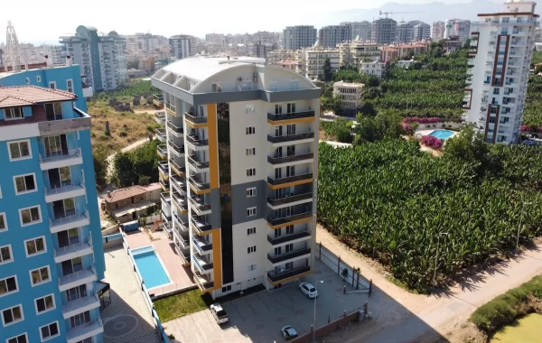 Familienfreundlicher Komplex mit schlüsselfertigen Wohnungen in Alanya Mahmutlar in Strandnähe