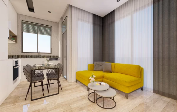 Hochwertiger Komplex mit Luxusapartments in Strandnähe in Alanya