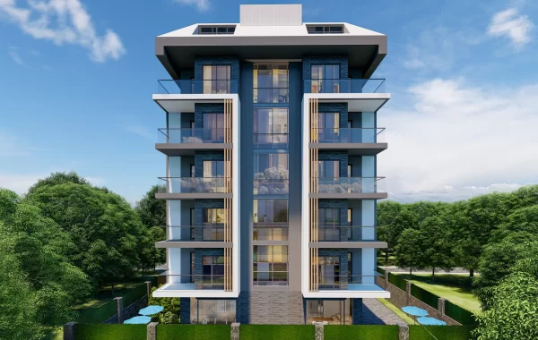 Hochwertiger Komplex mit Luxusapartments in Strandnähe in Alanya