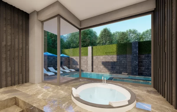 Hochwertiger Komplex mit Luxusapartments in Strandnähe in Alanya