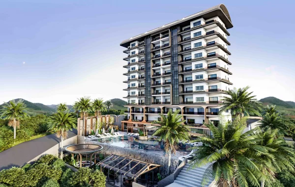 Investitionswohnungen mit herrlichem Blick auf das Meer & die Burg im Herzen von Mahmutlar, Alanya