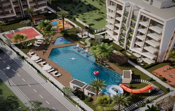 Herrlicher Komplex mit einfachem Zugang zum Flughafen in Antalya